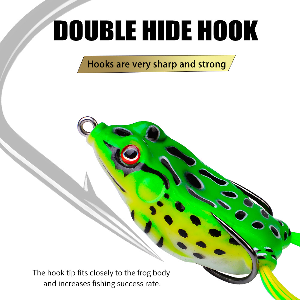 Factory Price Soft Fishing Frog Lure 5g 9g 13g 17.5g Artificial Bait Soft Lures Frog Fishing Lures for Fishing – Frog – view 4