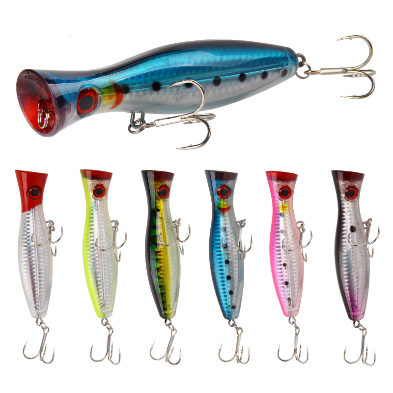 Large Popper Lure 12.5cm/40g TOP WATER Hard Baits Artificial Bait Fishing Lure for Bass – Popper – view 1