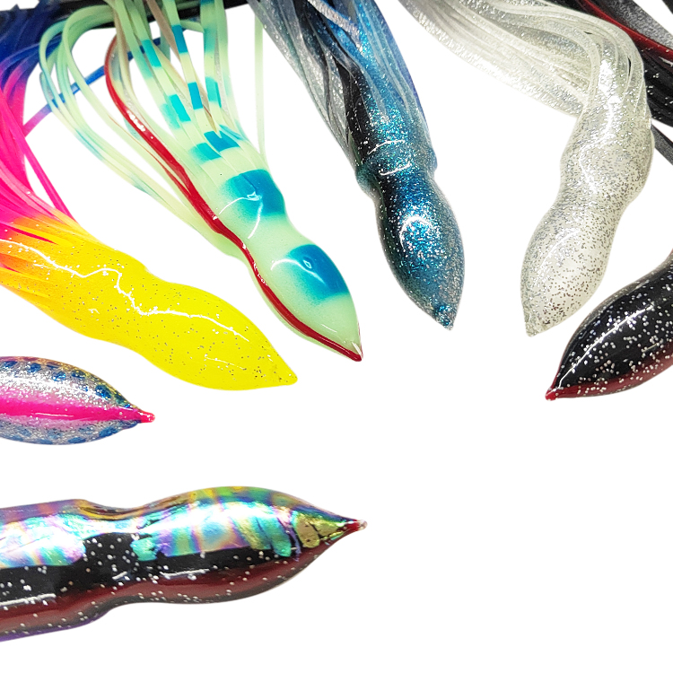 Accessories for Saltwater Trolling Soft Plastic Fishing Lure PVC Rubber for Pike Cod Carp Perch Mackerel Squid Octopus Skirts – Octopus Skirt – view 3