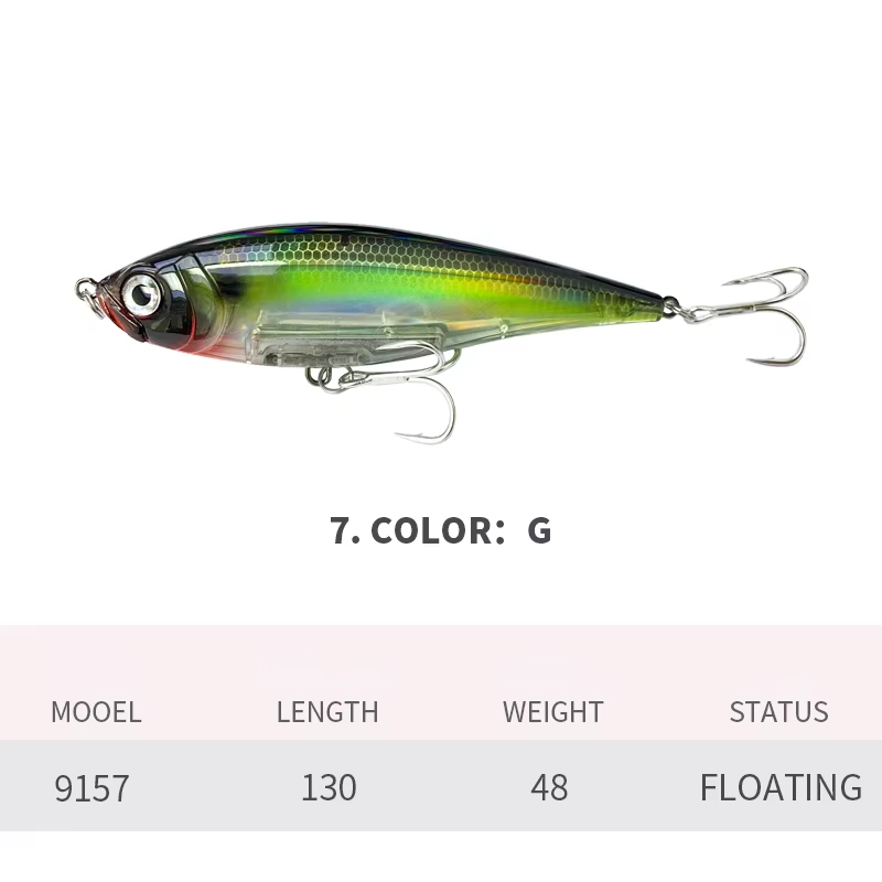 CHEERY 13cm 48g Pencil Twitch Fishing Lures Saltwater Long Casting Wobblers Trout Pesca Trolling Artificial Baits Inshore – Pencil – view 4