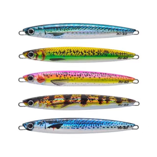 3D UV Printed Luminous 40g/60g/80g/100g Simulate Fish Metal Jig Lure Artificial Bait Slow Fall Pitch Jigging Fishing Jig Lure – Metal Jig – view 4
