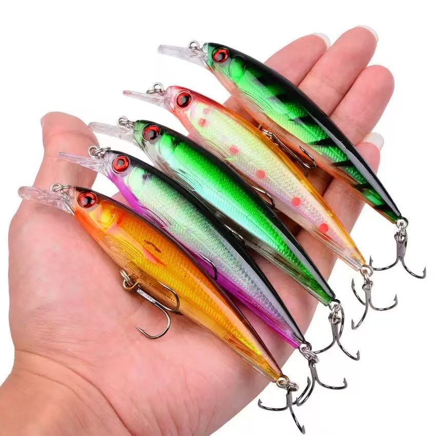 CHEERY Multicolor Artificial Wobbler Lure Carp Fishing Tackle Bait Pesca Wobbler Bait – Minnow – view 4