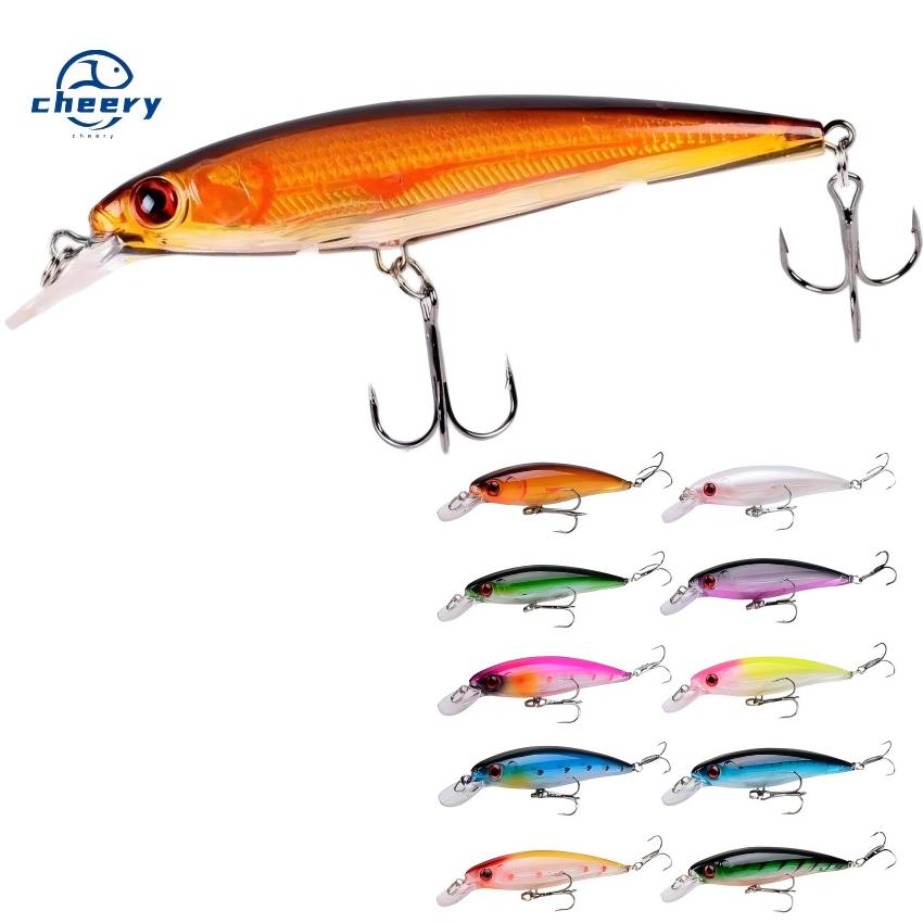 CHEERY Multicolor Artificial Wobbler Lure Carp Fishing Tackle Bait Pesca Wobbler Bait – Minnow – view 1