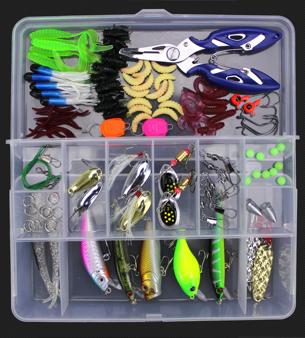 Wonderful Artificial Minnow Crank Spoon Fishing Lure Set Metal for Float Fishing in River Lake Condition Printed PP Box – Other Hard Lure – view 2