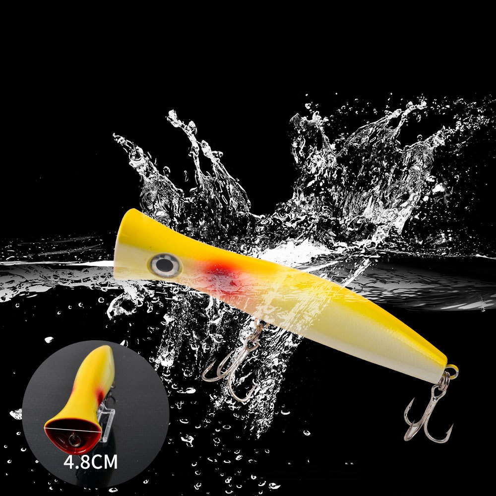 Cheery New OEM Topwater Popper Lure 190mm 120g Saltwater Floating Popper Bait Big Game GT Tuna Sea Fishing Lure Popper – Popper – view 5