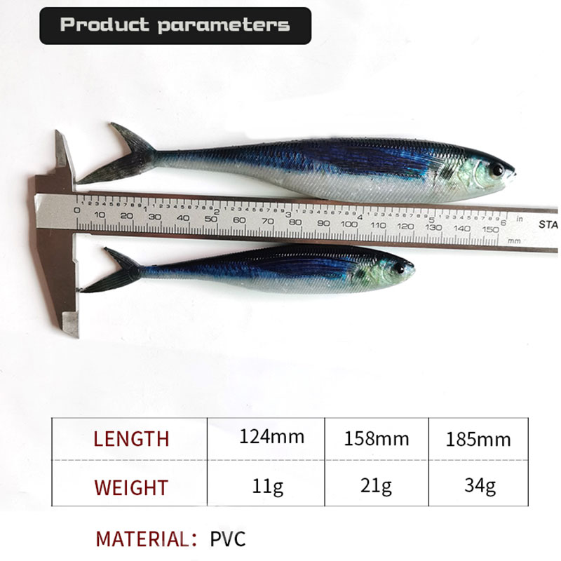 Cheery 3d Print Soft Bait Swim Bait Fishing Lures Soft Plastic Soft Lure – Worms & Grubs – view 4