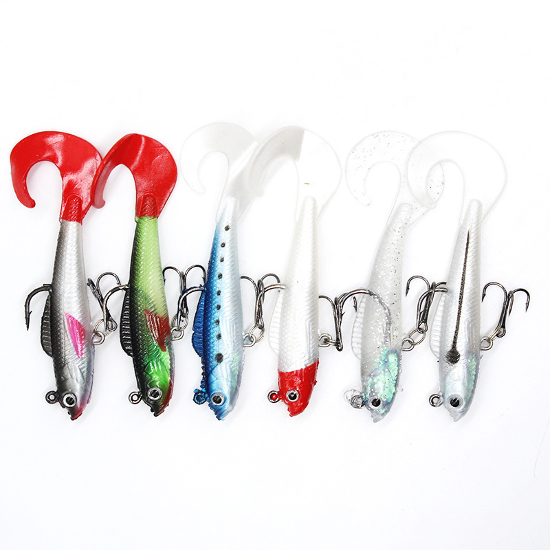 Fishing Accessories Freshwater Saltwater Luminous Jigging Lures Saltwater Fishing Pre-Rigged Jig Fishing Lure Soft Plastic Lure – Worms & Grubs – view 1