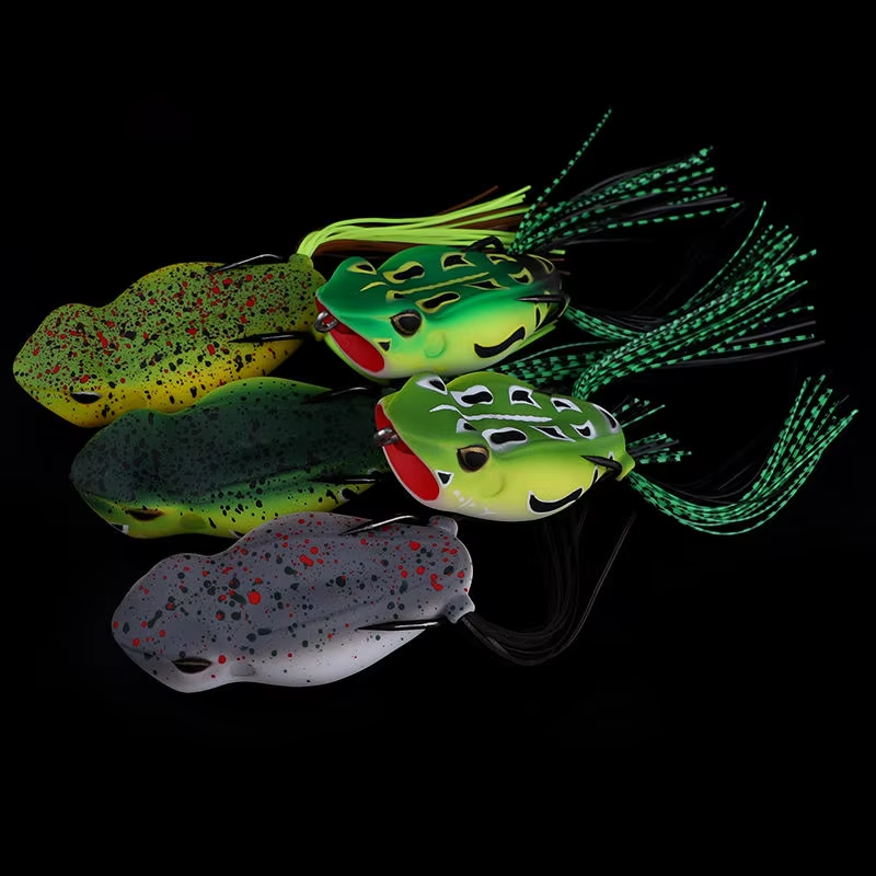 CHEERY Lure Popper Top Water Hollow Soft Fishing Simulated Frog Bait XX-114 – Frog – view 2