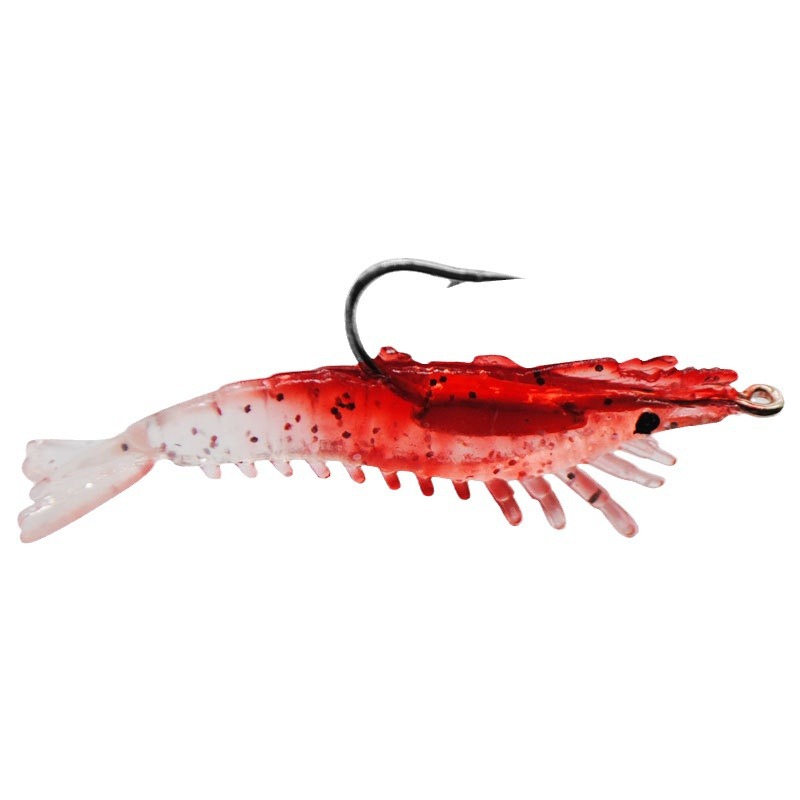 Wholesale Freshwater Sea Fishing Lures 3g/6cm Fresh PVC Soft Artificial Soft Bait Attract Red Snapper Bass Mandarin Fish – Worms & Grubs – view 1