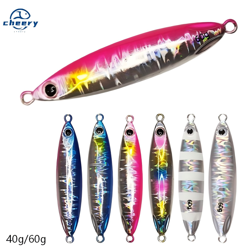 Effective 40g 60g Metal Shore Casting Jig Lure Bait for Sea Bass Mackerel Zander Pike Offshore Slow Jigging Boat Fishing – Metal Lure – view 1