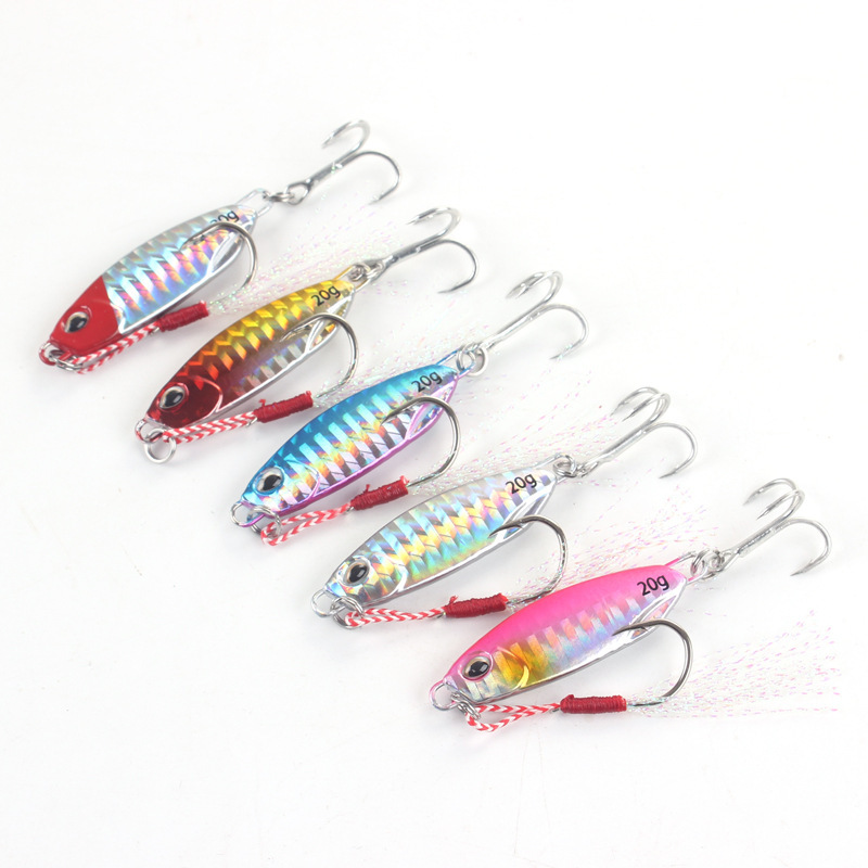 Wholesale Duo Iron Plate Lure Bait Double Hook Manufacturer's Sea Fishing Tool for Bass Mackerel Catfish Ocean Boat Fishing – Metal Lure – view 1