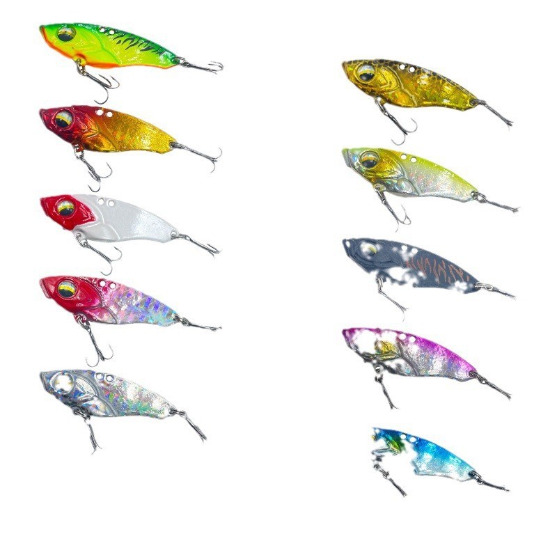 Daiwa Lead-Coated Railway Vib Artificial Bass Crappie Bait Durable Plastic Lure for Bottom Fishing Clearance Sale – Metal Lure – view 2