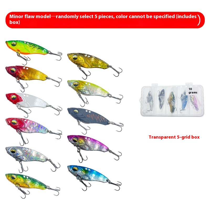 Daiwa Lead-Coated Railway Vib Artificial Bass Crappie Bait Durable Plastic Lure for Bottom Fishing Clearance Sale – Metal Lure – view 1