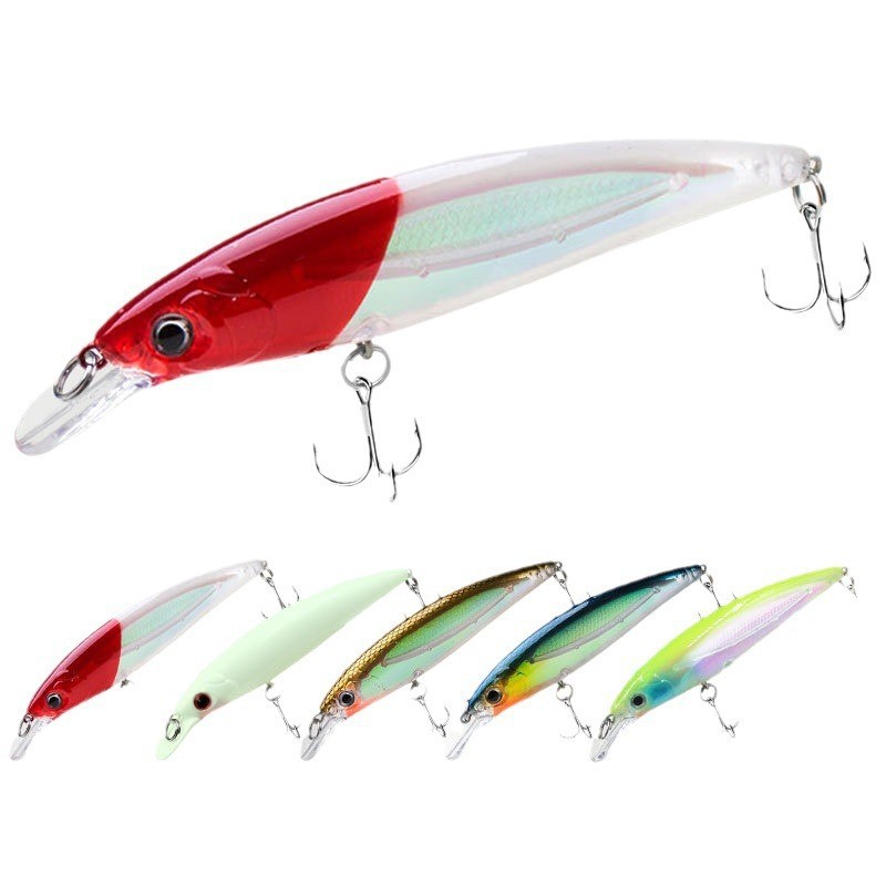 Elegant Bionic Bait Lure Manufacturer Wholesale 15g Floating Sinking ABS Carp Minnow Luminous Water Lure Made of Rubber – Minnow – view 1
