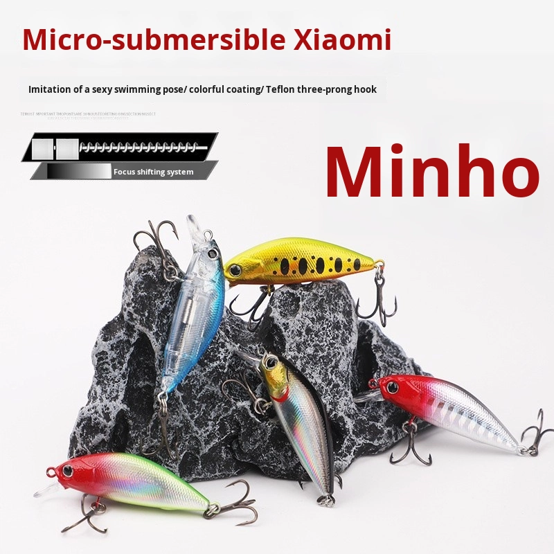 Micro Minnow Lua Plastic Artificial Bait White Striped Carp Ocean Boat River Lake Stream Fishing Targets with Hooks – Minnow – view 3