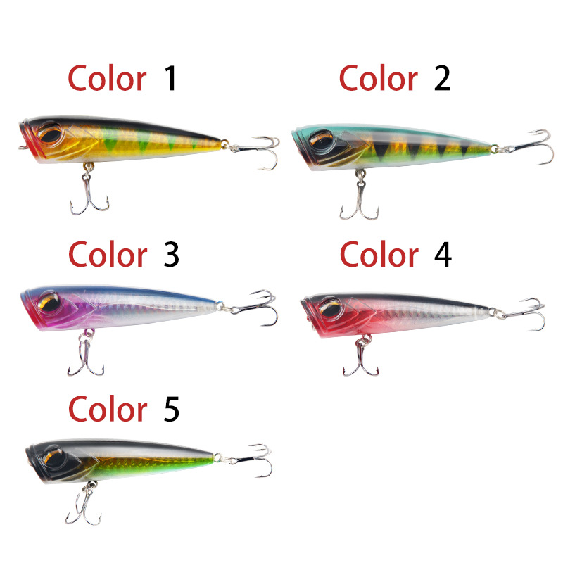 Cherry Luya 14g/8cm Long Cast Bass Silicone Fishing Bait for Freshwater Sea Fishing in River Stream Popper Fishing Gear Product – Popper – view 2