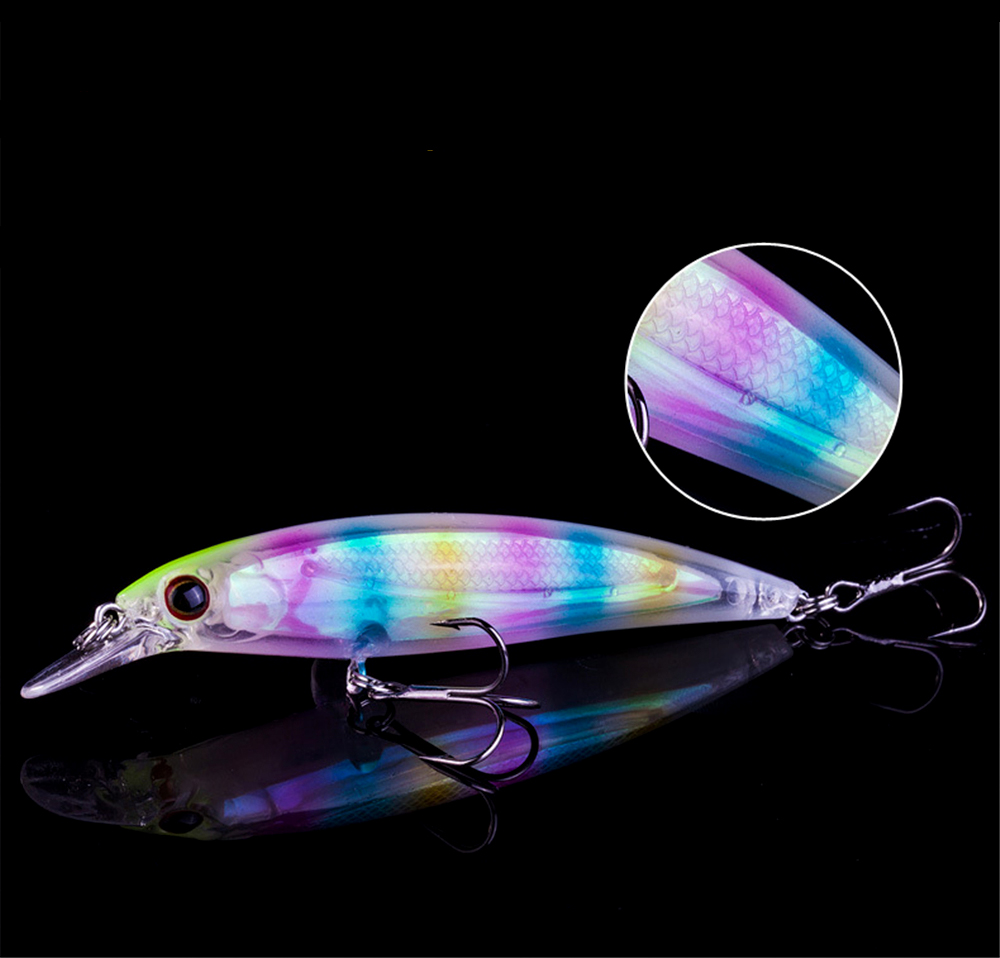 Cheery 12-Color Mini Fish Wobblers Luminous Lure for Carp Fishing Artificial Hard Bait Made of Silicone for River Use – Minnow – view 4
