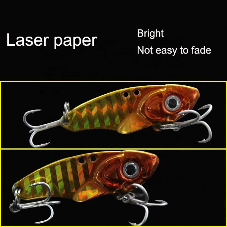 3D Eyes Sinking Metal VIB Bait for Marlin Tilapia Bream Fishing for Ice Fishing River ABS for Perch Barracuda Crank Cherry Use – Metal Lure – view 5