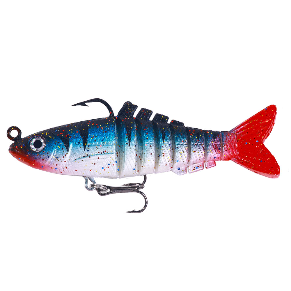 Wholesale 9 Centimeter Cheery 15g Artificial Lead Head Soft Plastic Wobbler Bass Fishing Lure for River Fishing – Swimbait – view 5