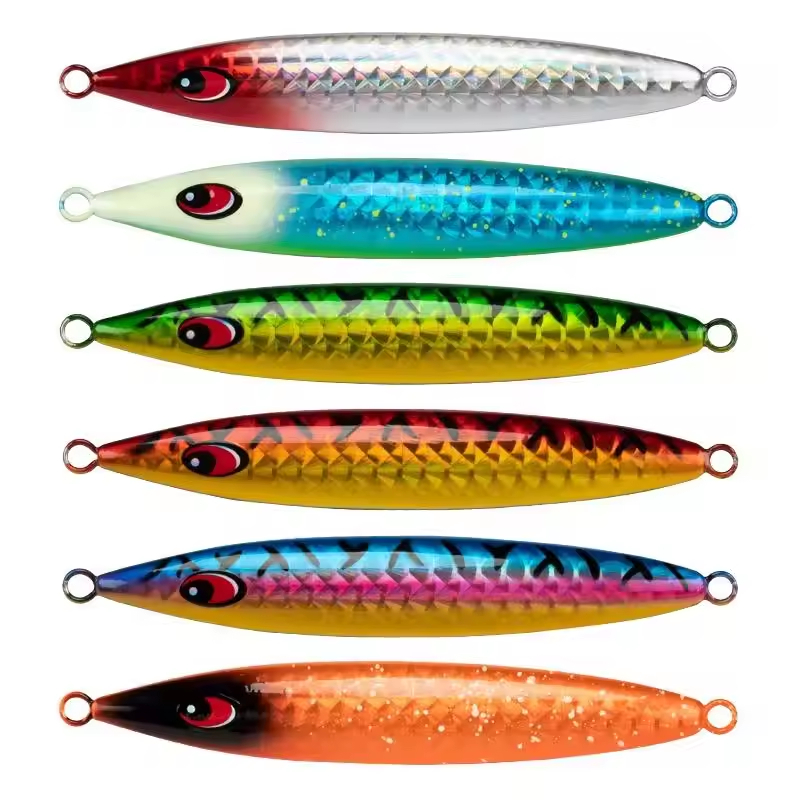Cherry New Style Deep Sea Slow Tar Wheel Lure 250g-600g UV Glow Metal Quick Jigging Saltwater & River Marlin Shark – Metal Lure – view 1