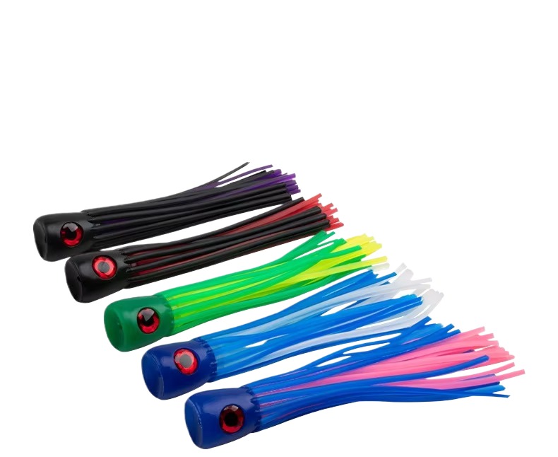 Cheery 15CM Speed Artificial Silicone Soft Bait Skirt Lure 20g for Saltwater Fishing Lure Marlin – Octopus Skirt – view 4
