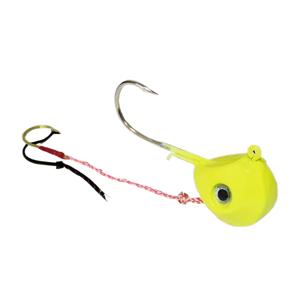Cheery Hot Sale 40g-140g Fishing Clamp Double Hook 3D Eye Lead Material for Fresh Salt Water Fishing Tilapia River Minnow Lure – Metal Lure – view 5