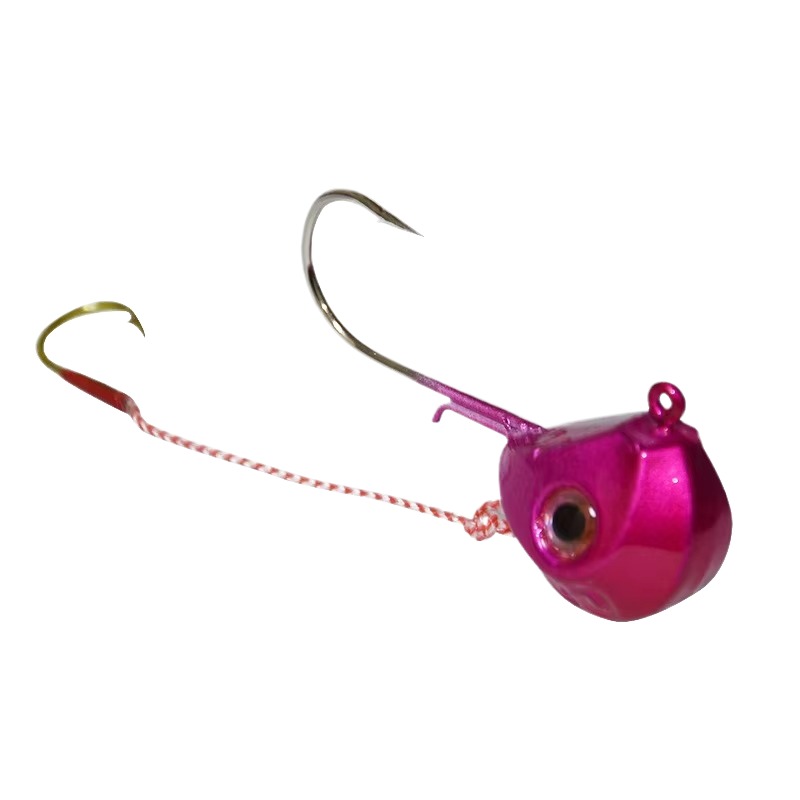 Cheery Hot Sale 40g-140g Fishing Clamp Double Hook 3D Eye Lead Material for Fresh Salt Water Fishing Tilapia River Minnow Lure – Metal Lure – view 1