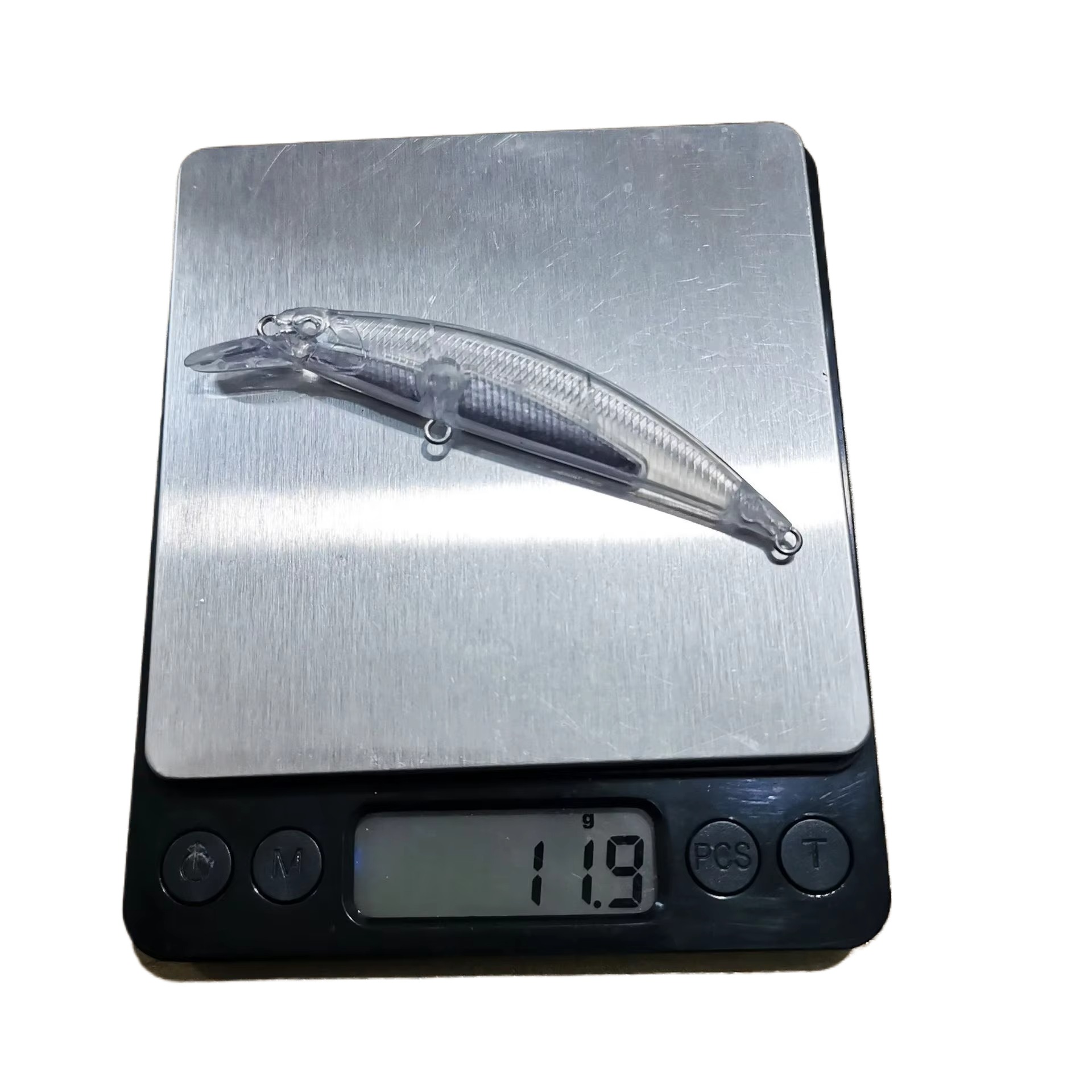 Cheery 9cm 12G Spearhead Series Embryo DIY Discoloration ABS Minnow Lure for Marlin Perch Sinking Min Fish Bait Blank – Minnow – view 2