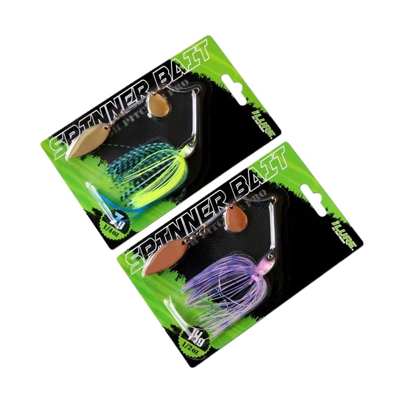 Cheery 5G 7G 10G 14G Silicone Spinner Bait Artificial Hum Bait with Rubber Skirt and Metal Spoon Fishing Accessories – Metal Lure – view 5