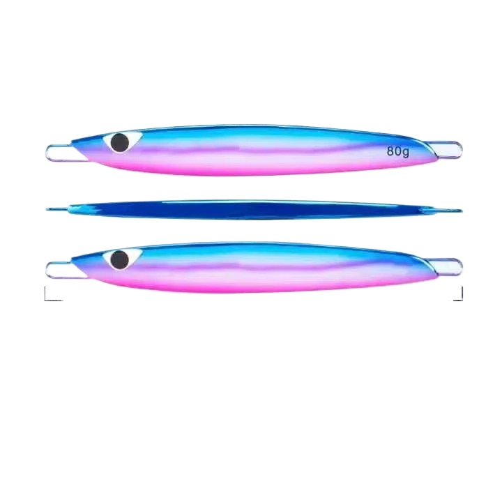 Cheery GS New OEM Slow Pitch Jigging Fishing Lure 60g 80g 130g 150g Metal Fast Sinking Jigs UV Glow Bait Electroplating – Metal Lure – view 5
