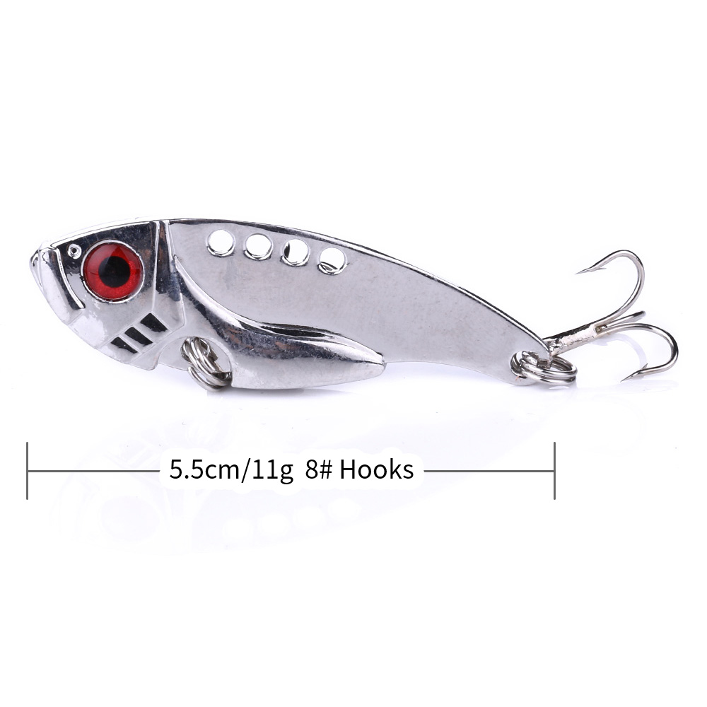 High Quality Cheery 5pcs/Box Hard Bait Lure Body Vib Bass Peasa Fishing Accessories Tackle Metal Jig Blank Fishing Lures – Metal Lure – view 4