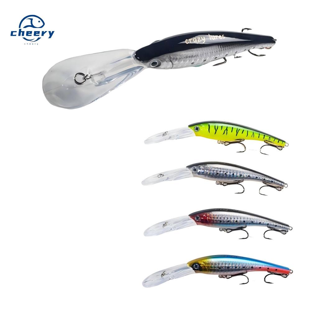 Cheery 105mm 23G Minnow Now Bass Bait High Quality ABS Hard Plastic Saltwater Trout Fishing Lures Carp Target Species – Minnow – view 1