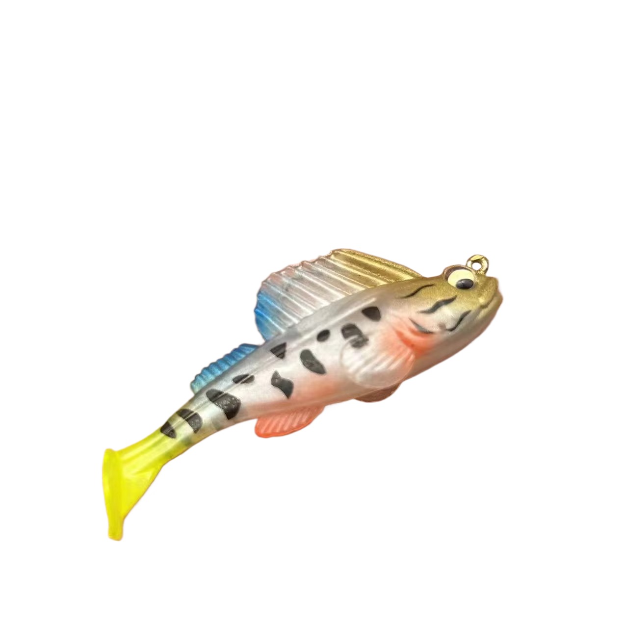 Cheery 75mm Bass Pike Bait 14.2G PVC Soft Anti-Hanging Bottom Hook T Tail for Bottom Fishing in River Use – Worms & Grubs – view 2