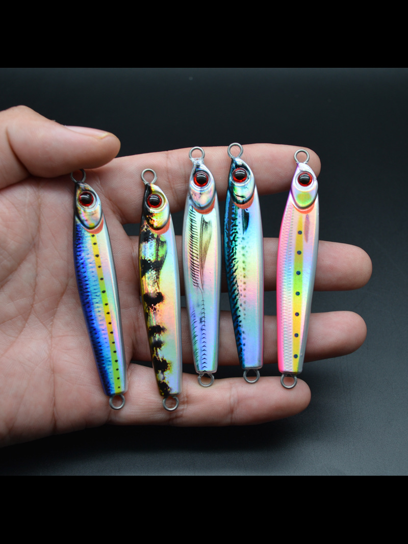 10g15g20g 3D Printed Little Slow Jig Small Tarpon Fishing Metal Jigs Jack Saltwater Jig Fishing – Metal Lure – view 3