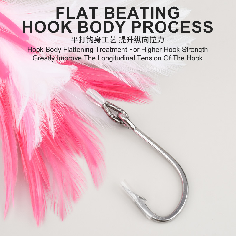 Big Game 46g/6.5inch NEW Feather Trolling Lure Marlin Tuna Unrigged Trolling FIshing Lure – Octopus Skirt – view 4