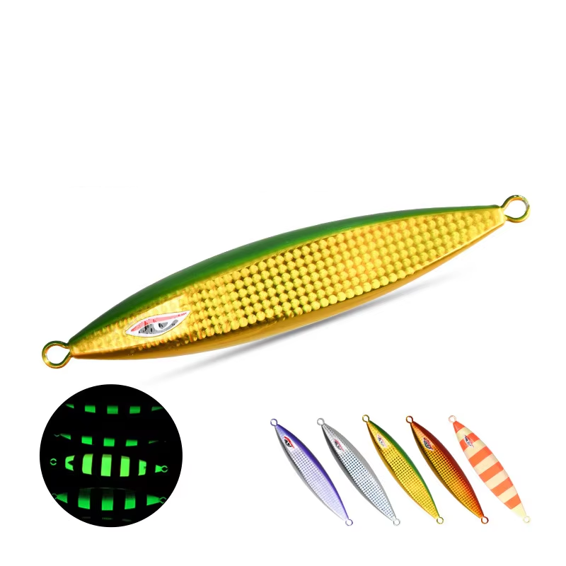 Raptor Phantom Series Slow-shake Iron Plate Deep-sea Boat Fishing Iron Lure Bait 300g400g500g Chapter Red Bait – Metal Lure – view 1