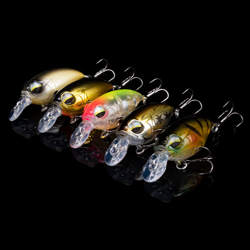 8.8g/43mm Crank Lure with Treble Hooks ABS Material for Bass & Trout Ocean & Freshwater Fishing – Crankbait – view 1