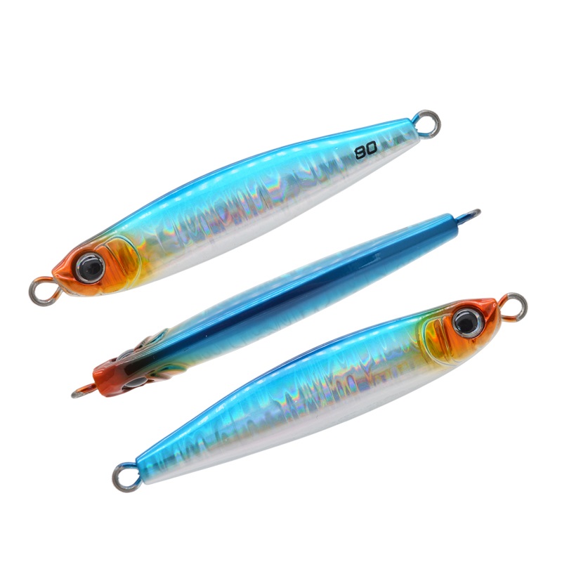 Cheery 28g/45g/60g/80g-Japan Hologram Micro Jig Mini Jig Casting Jig Fishing Jig Lure for Giant Trevally – Metal Lure – view 3
