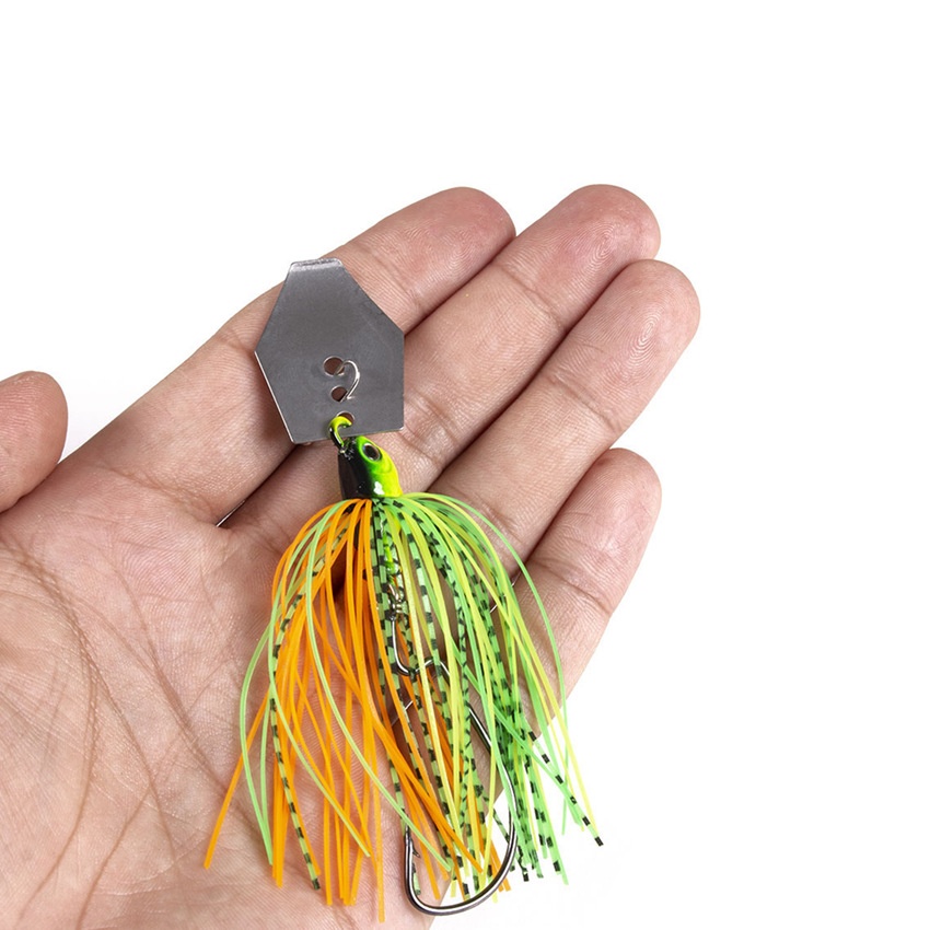 Cheery 10cm 10g Saltwater Fishing Metal Lure Sinking Crazy Jig Head Crank Hook Chatter Bait – Metal Lure – view 3
