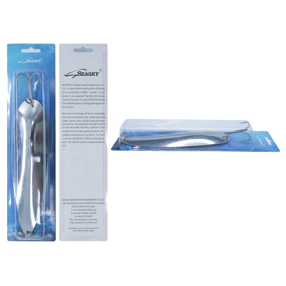 CHEERY 5.5" 7" 8" 10" 11" Stainless Steel 191g Saltwater Tuna Salmon Fishing Spoon Metal Lure – Metal Lure – view 3
