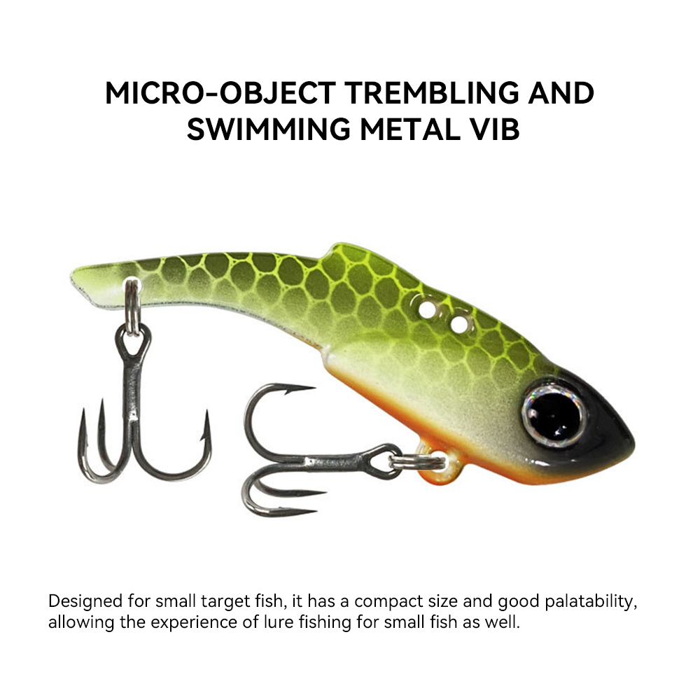 CHEERY 2.5g3.5g5g Metal Saltwater Fishing Lures Artificial Bait Vib Fishing Lure Vib Lure with Hook – Metal Lure – view 3
