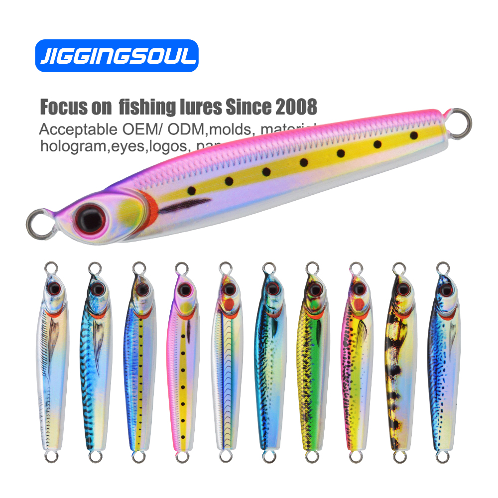 Fishing Lures Saltwater Lures Metal Fish Lures Jigging Saltwater Jig Microjig Small Jig Sea Bass – Metal Lure – view 2