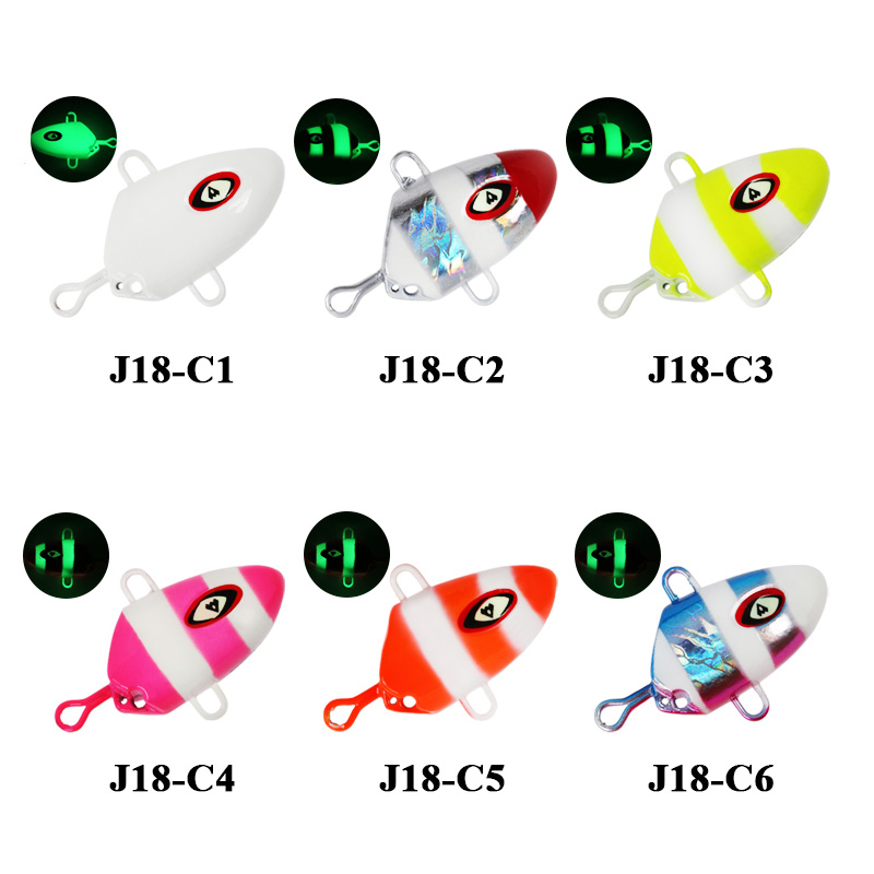 CHEERY J18+HK025 100g 150g 200g 250g 300g Saltwater Fishing Metal Jigging Lure Inchiku Hard Metal Jig Bait with Squid Skirt Hook – Metal Lure – view 2
