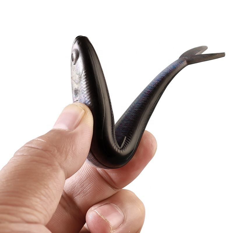 CHEERY 3D Printed Silicone Soft Bait Swim Bait Fishing Lure for Zander & Pike-Lake & River Use – Worms & Grubs – view 4