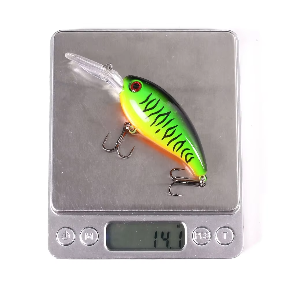 Hot Sale 10cm 14g Artificial Hard Plastic Crank Baits Deep Diving Wobbler Crankbait Fishing Lures with Long Tongue Board – Crankbait – view 3