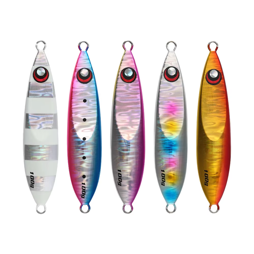 Professional Cheery Machine 60g 80g 100g Slow Speed Jigging Lure Glow Dark 3D Design Made Durable Silicone for Saltwater Fishing – Metal Lure – view 1