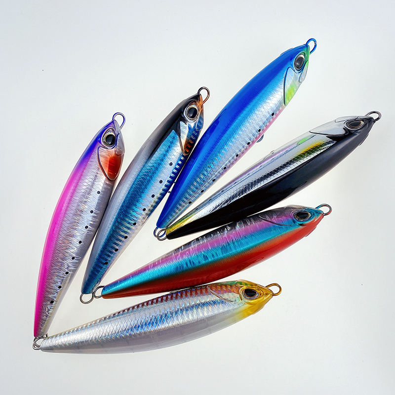 Crankbait Musky Sublimation Popper Topwater Body Fishing Lure Bait 160mm 60g Sinking 40g Floating Surface Pencil Hard ABS – Pencil – view 2