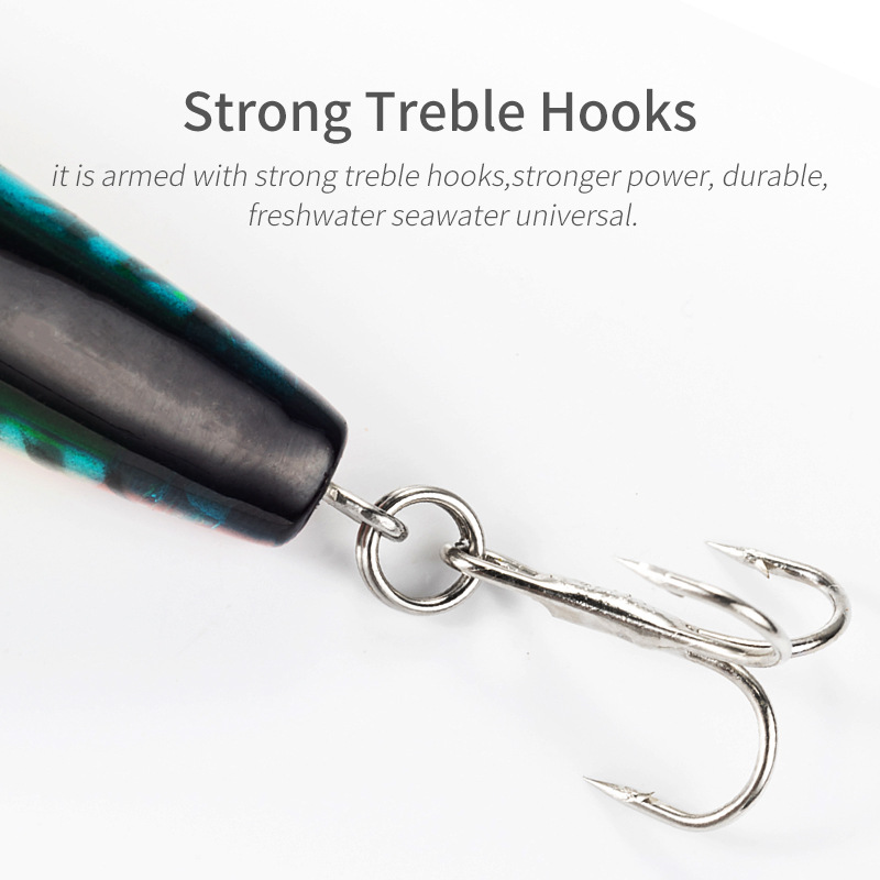 Top Water Popper Floating Fishing Lure 7g 6.5cm Plastic Hard Bait Water Surface Popping Lure Artificial Bait 3D Lure Eyes 65mm – Popper – view 4