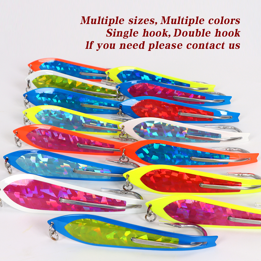 Big Game Fishing Bait OEM Fishing Trout Spoon Bait Single Hook Stainless Steel Spoon Lures Trolling Lure – Metal Lure – view 3