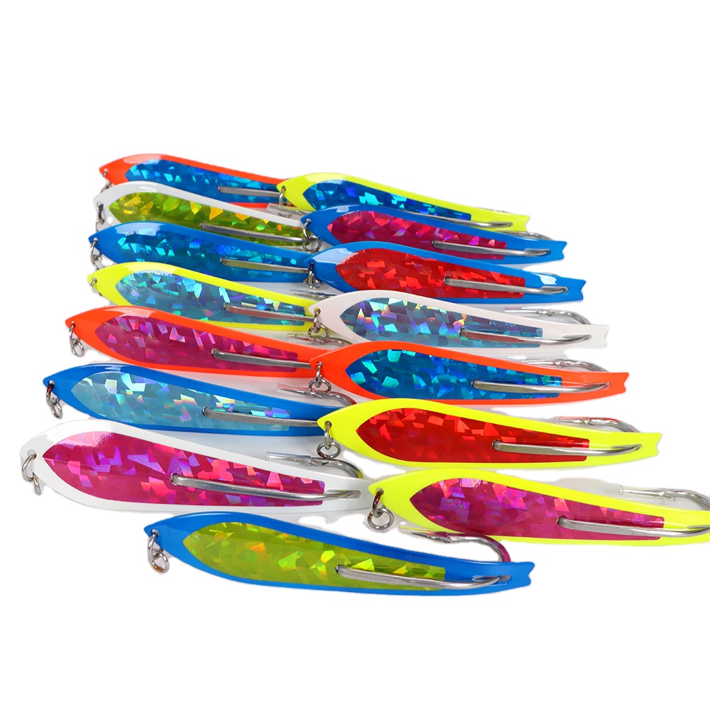 Big Game Fishing Bait OEM Fishing Trout Spoon Bait Single Hook Stainless Steel Spoon Lures Trolling Lure – Metal Lure – view 1